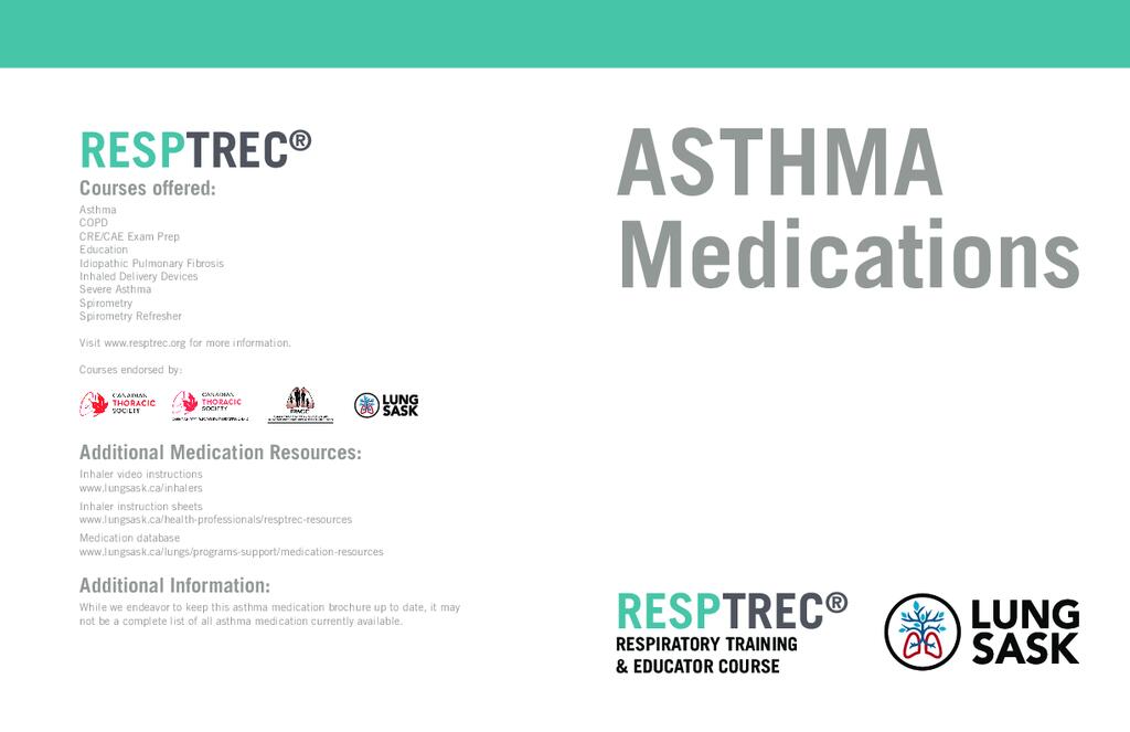 Asthma Medication Brochure
